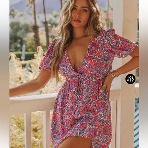 Lovestitch Sidra Puff Sleeve Midi